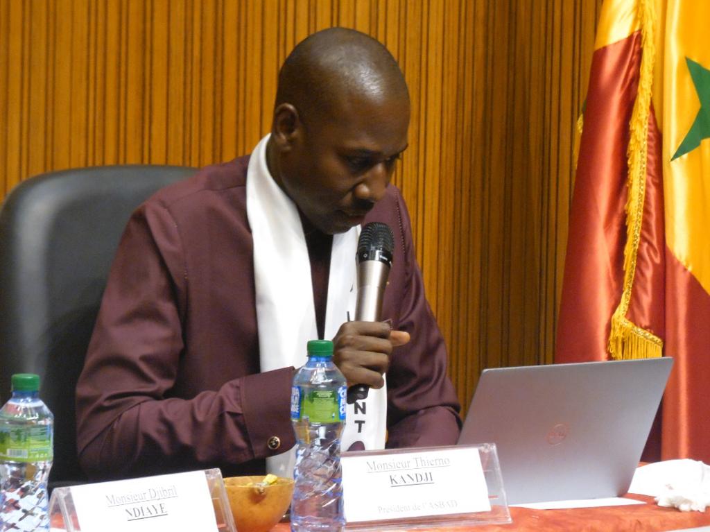 Thierno KANDJI président de l’ASBAD, Assemblée générale ordinaire de l'Association sénégalaise des bibliothécaires, archivistes et documentalistes
