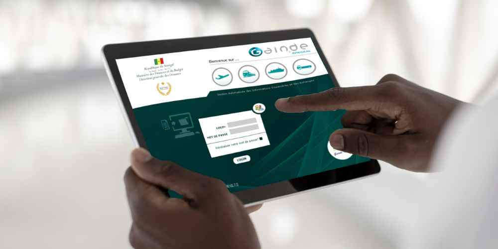 utilisation de la plate de digitalisation de la Douane sénégalaise