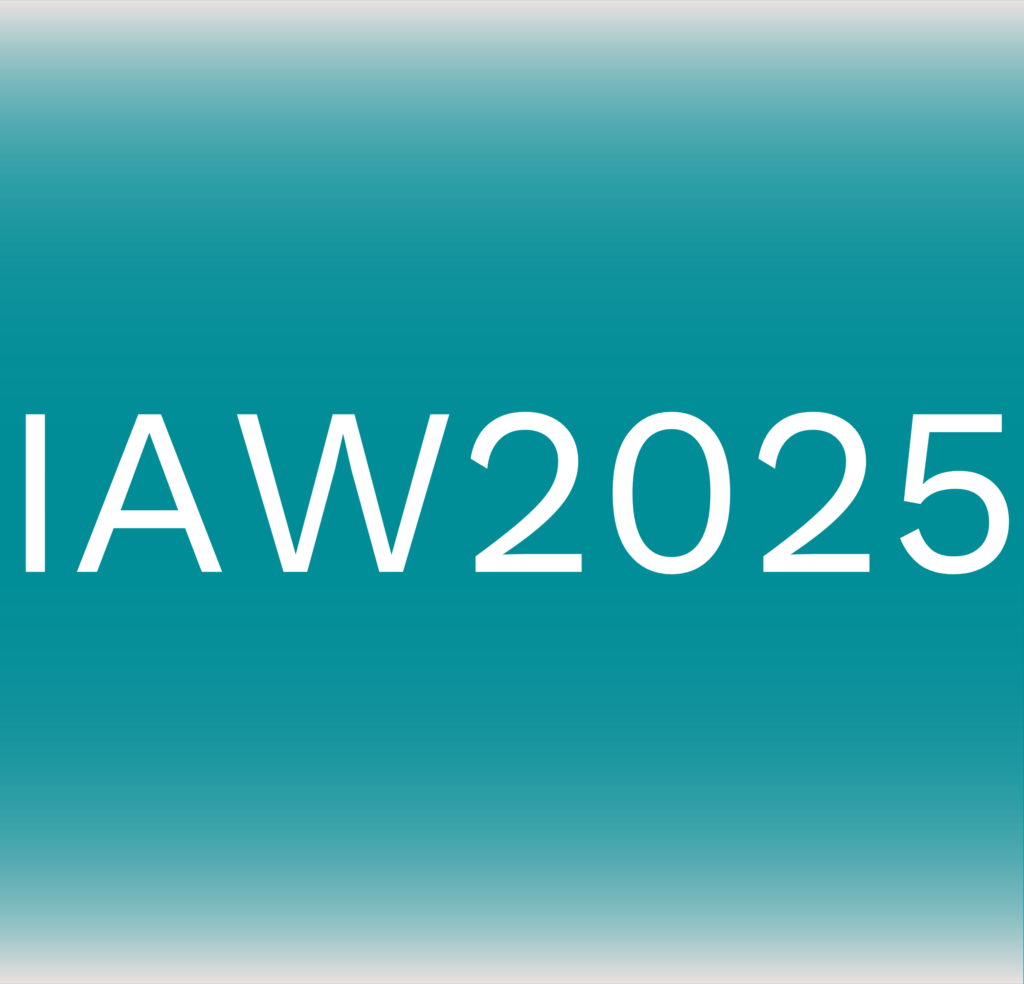 Affiche officielle de la Semaine internationale des archives 2025 mettant en avant le hashtag officiel