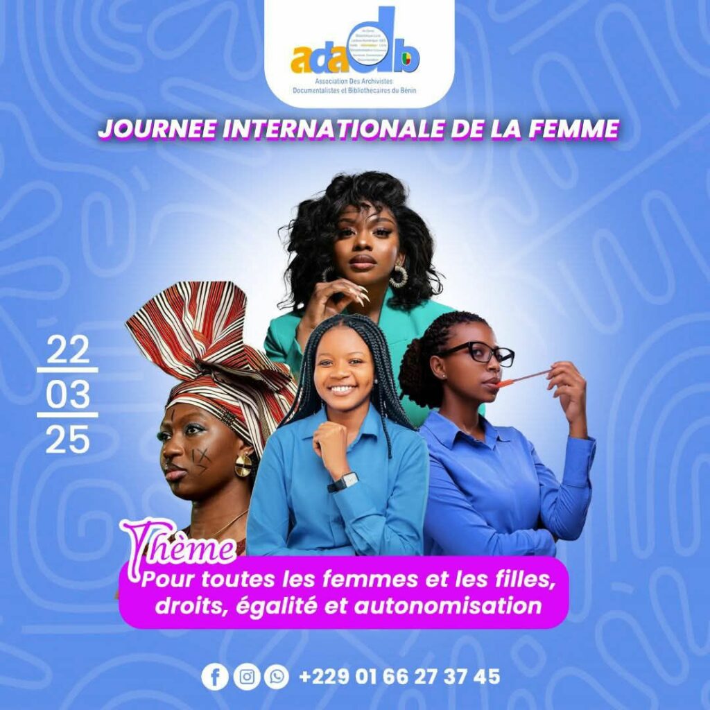 image de la journée des femmes INFODOC du Bénin