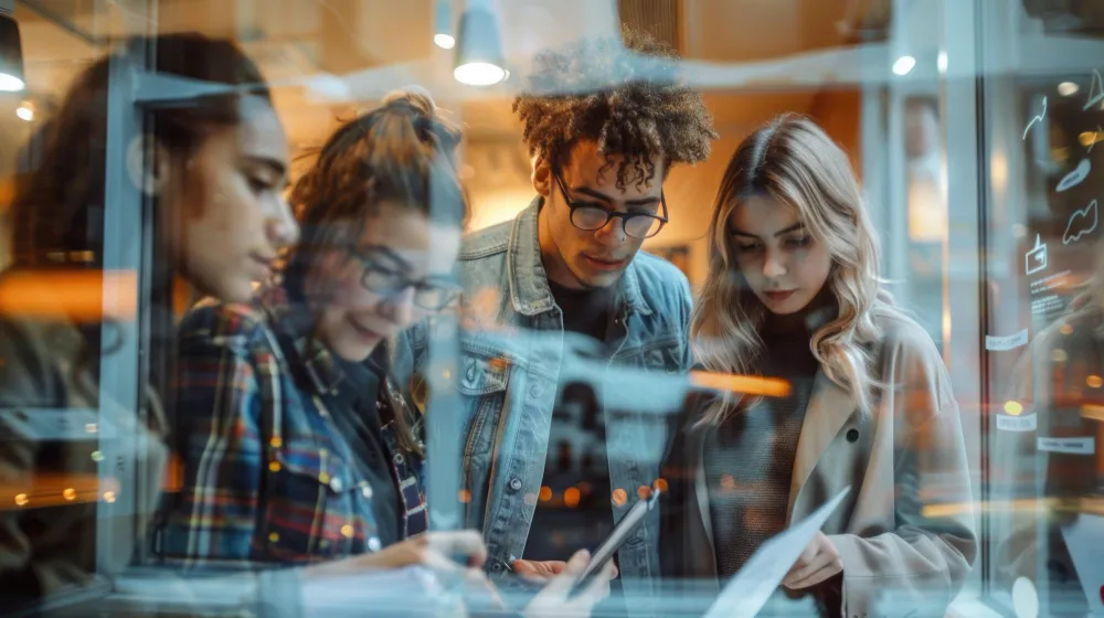 Se spécialiser en archivage numérique le projet sur lequel travaille un groupe d'étudiants