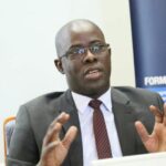 Le DG de l'ARCOP en train de présenter APPEL, la plateforme de digitalisation de la commande publique au Sénégal