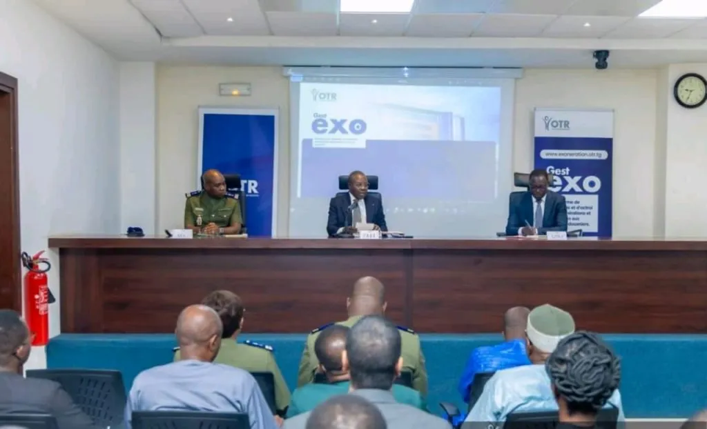 photo de présentation de Gest-exo la plateforme de digitalisation du secteur douanier au Togo