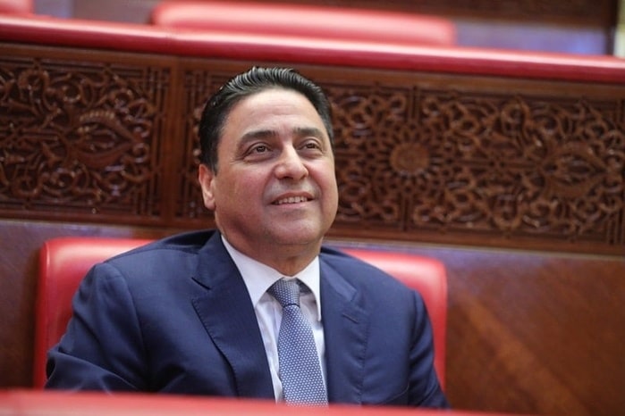 Le secrétaire d’État parlant de la digitalisation du commerce extérieur au Maroc
